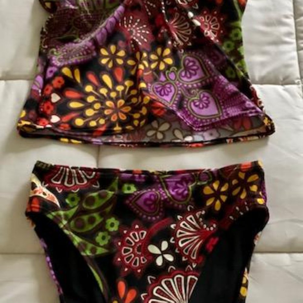 2 Victoria's Secret Tankini Swim Suits TOP Size 36C - BOTTOM Med $22 ea or $35 - Picture 5 of 13